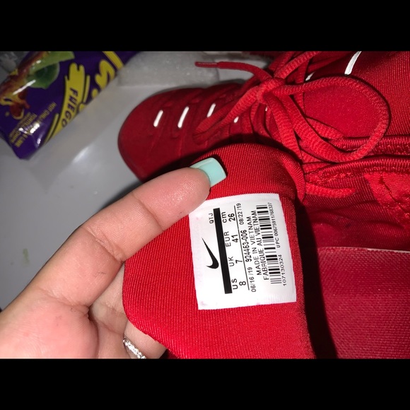 Nike | Shoes | Red Vapormax Plus | Poshmark
